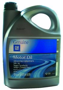 General Motors Motor Oil Fuel Economi Super Longlife Synthetic, 5л